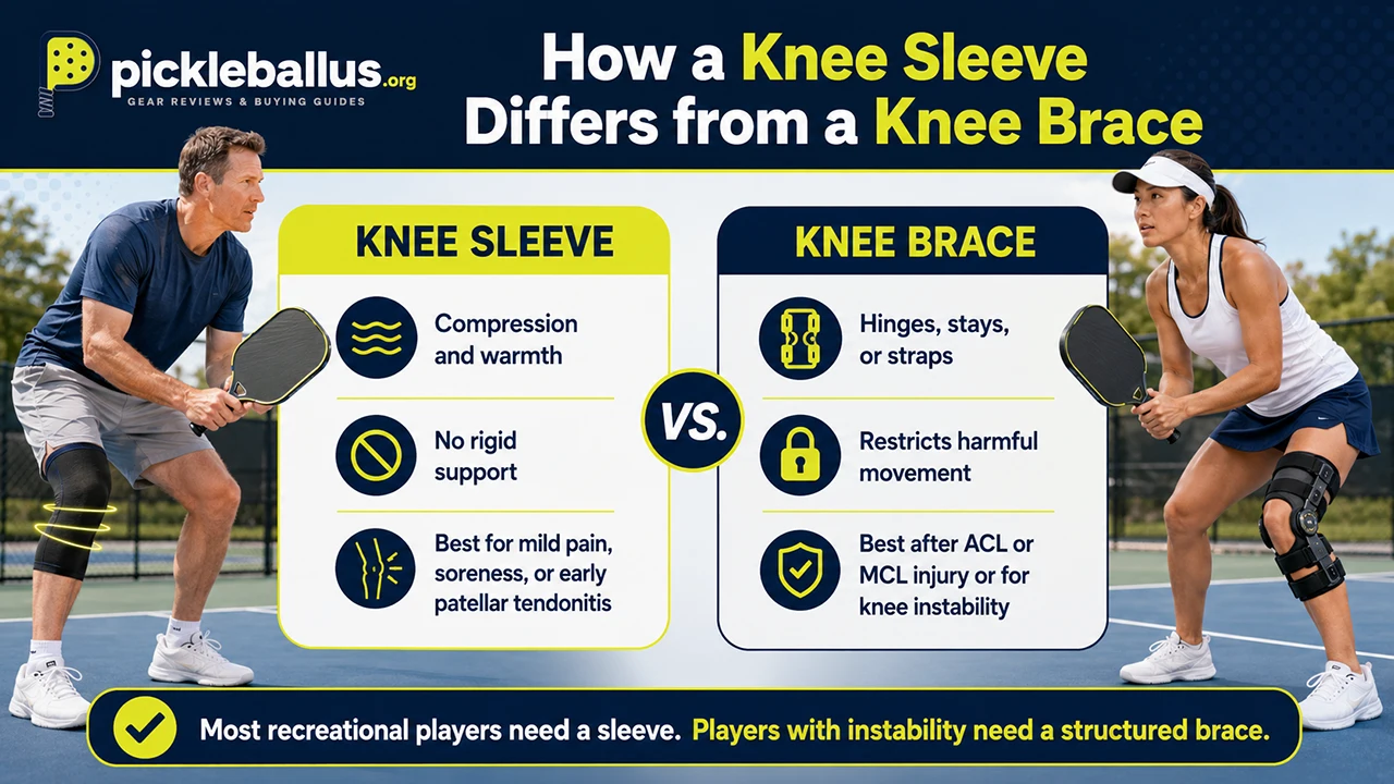 How a Knee Sleeve Differs from a Knee Brace