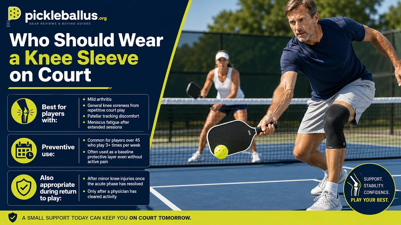 Who Should Wear a Knee Sleeve on Court