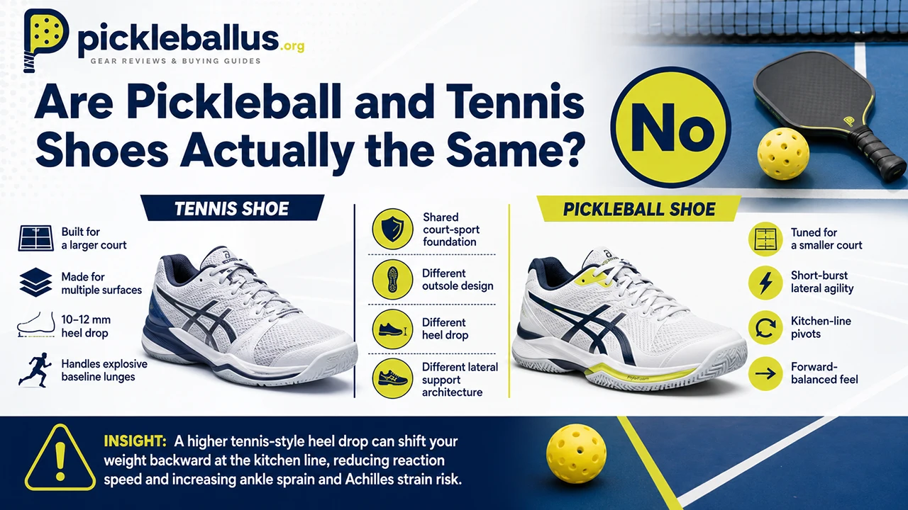 Are Pickleball and Tennis Shoes Actually the Same?