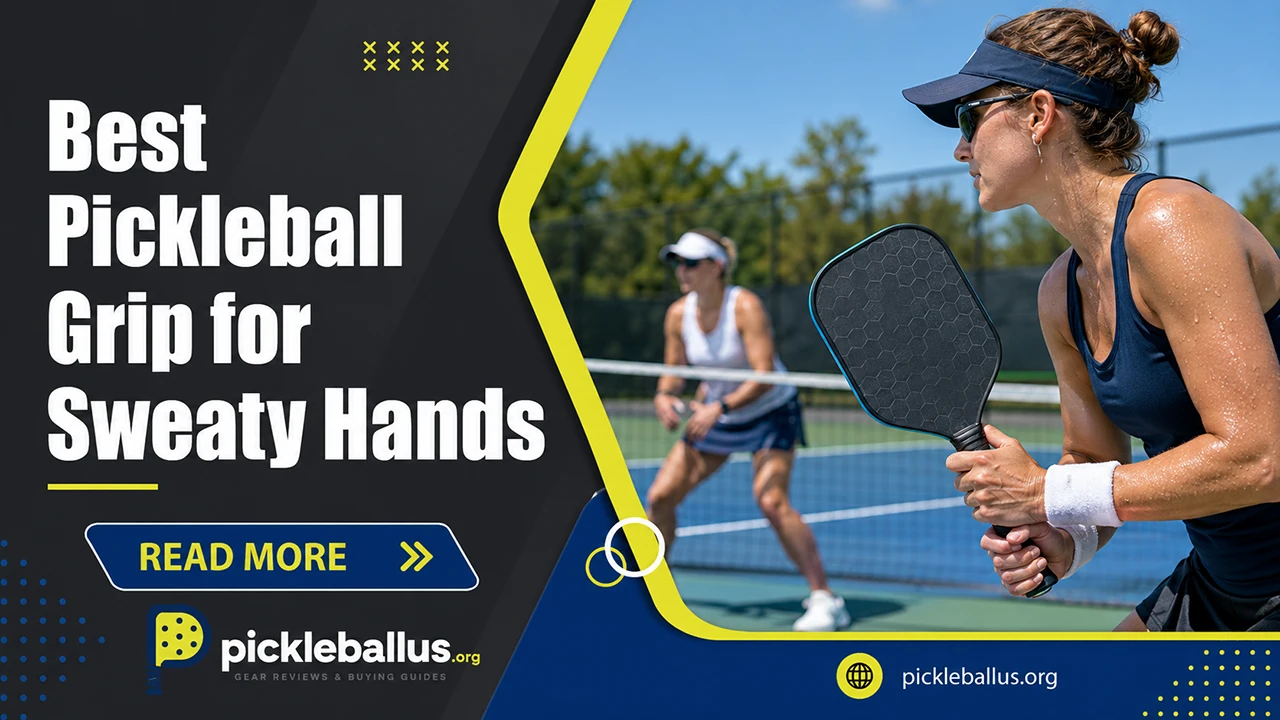 Best Pickleball Grip for Sweaty Hands