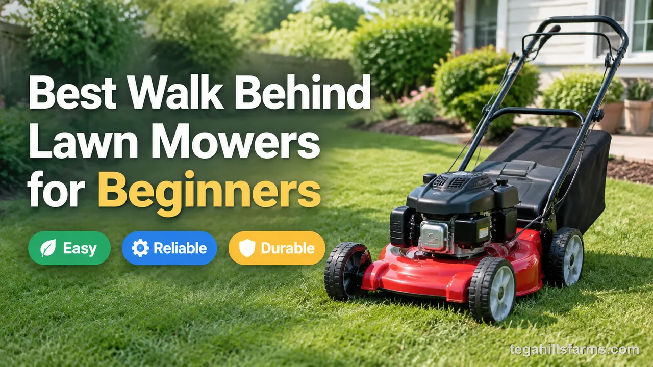 Best walk behind lawn mowers for beginners