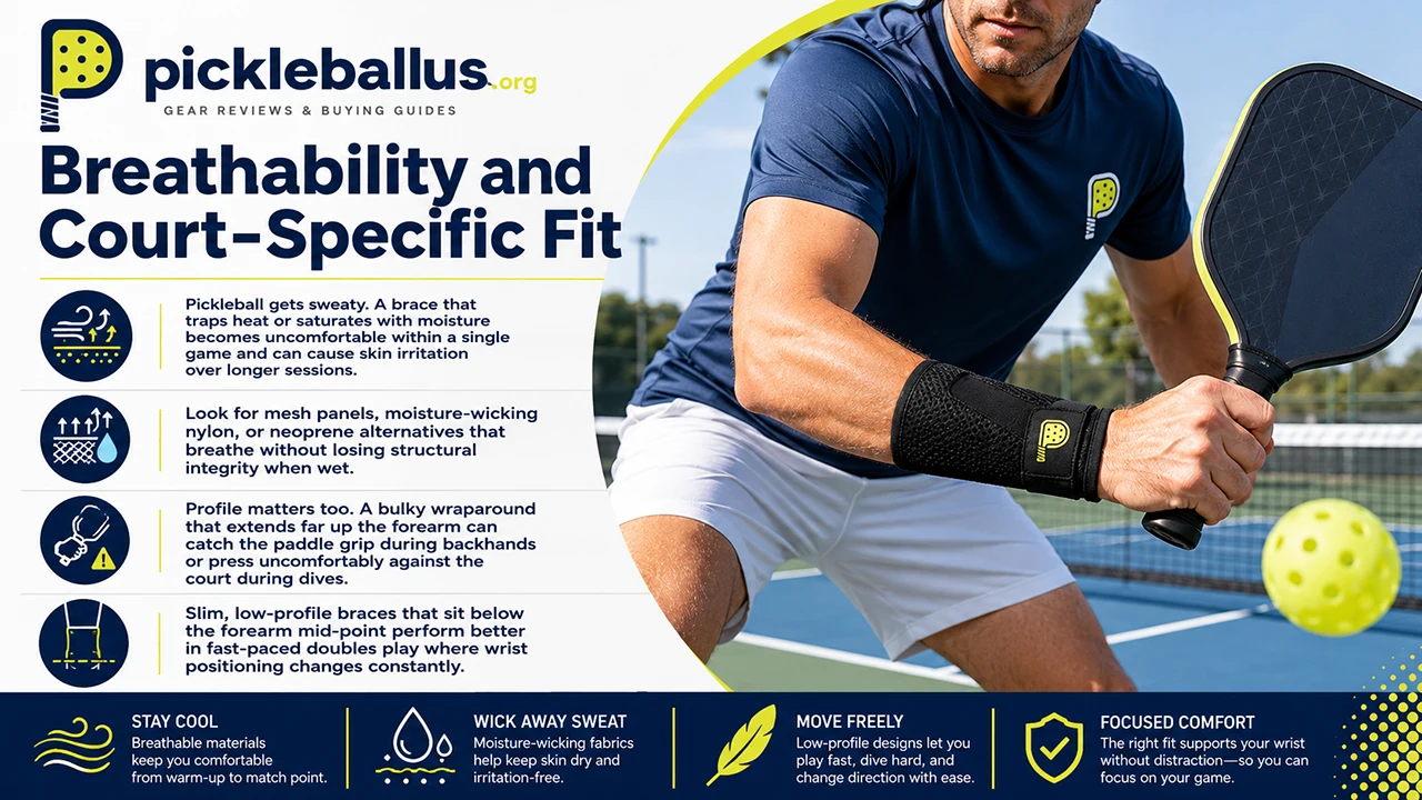 Breathability and Court-Specific Fit