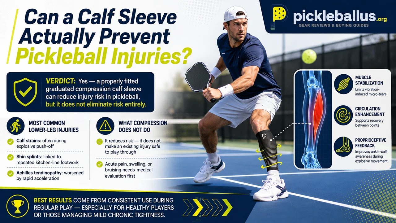 Can a Calf Sleeve Actually Prevent Pickleball Injuries?