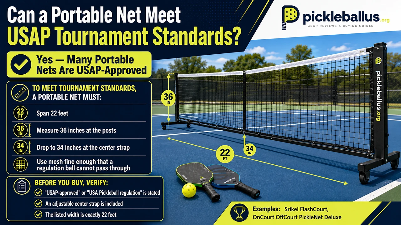 Can a Portable Net Meet USAP Tournament Standards?
