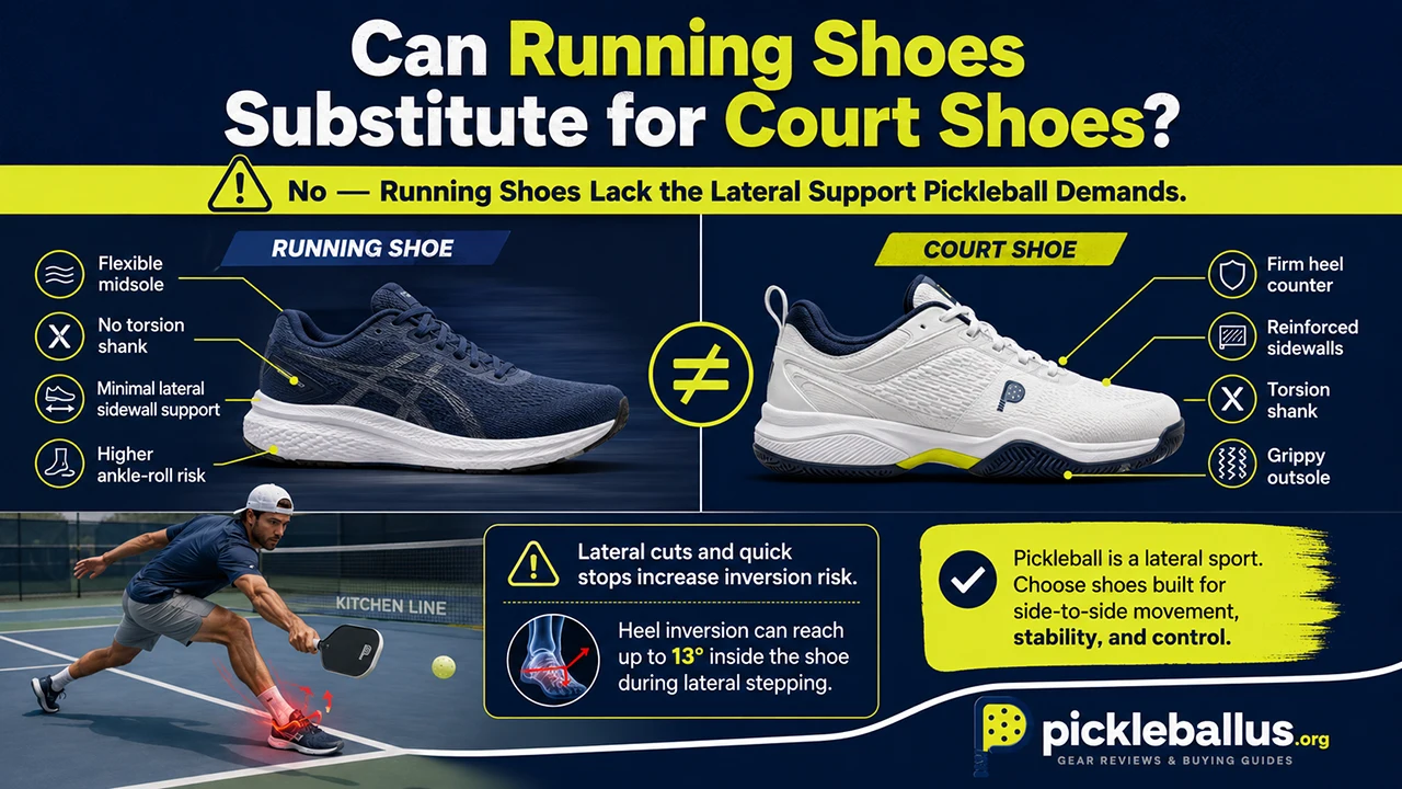 Can Running Shoes Substitute for Court Shoes?