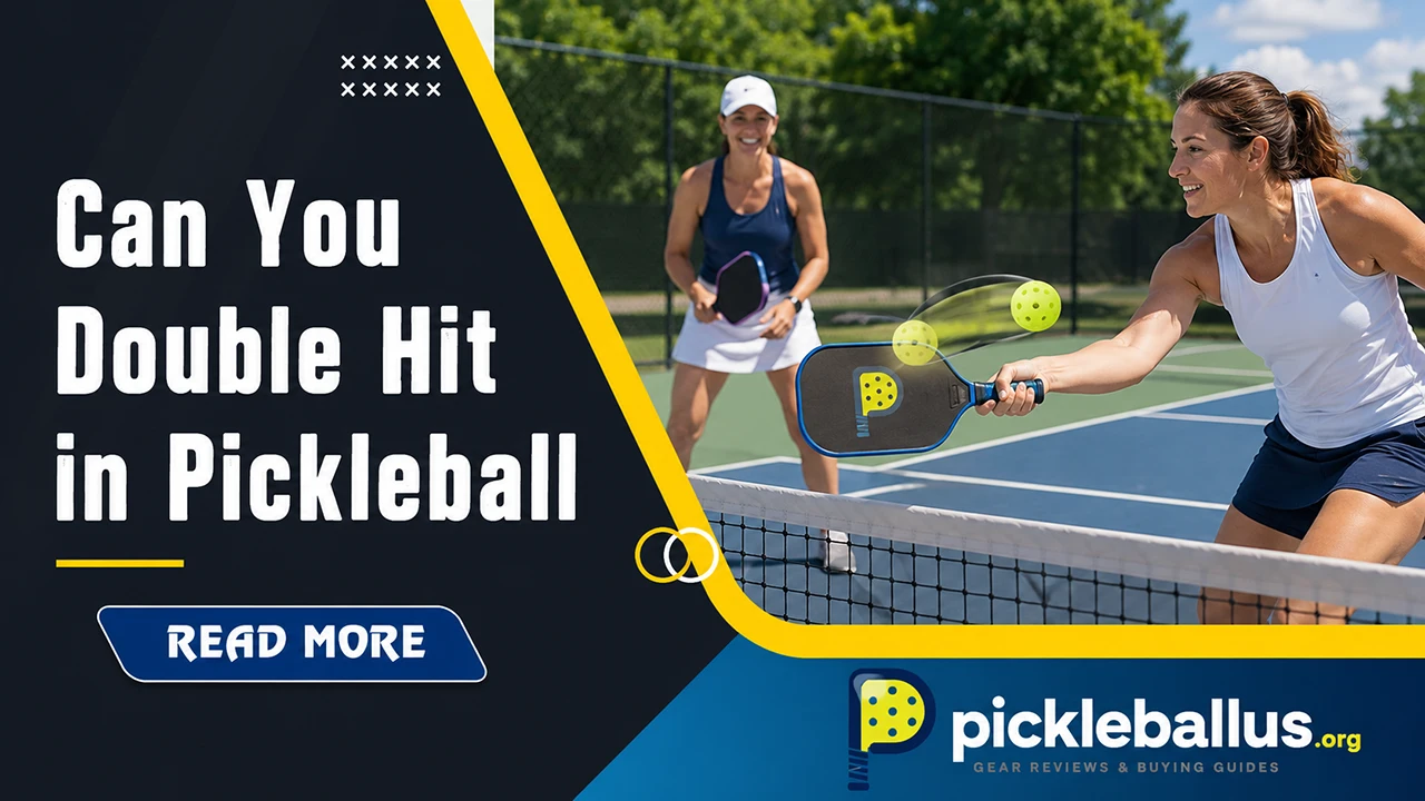 Can You Double Hit in Pickleball