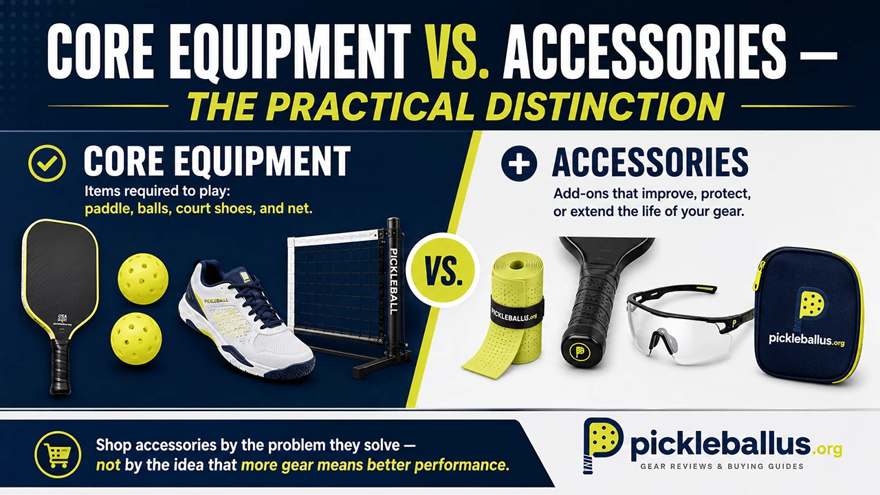 Core Equipment vs. Accessories — The Practical Distinction