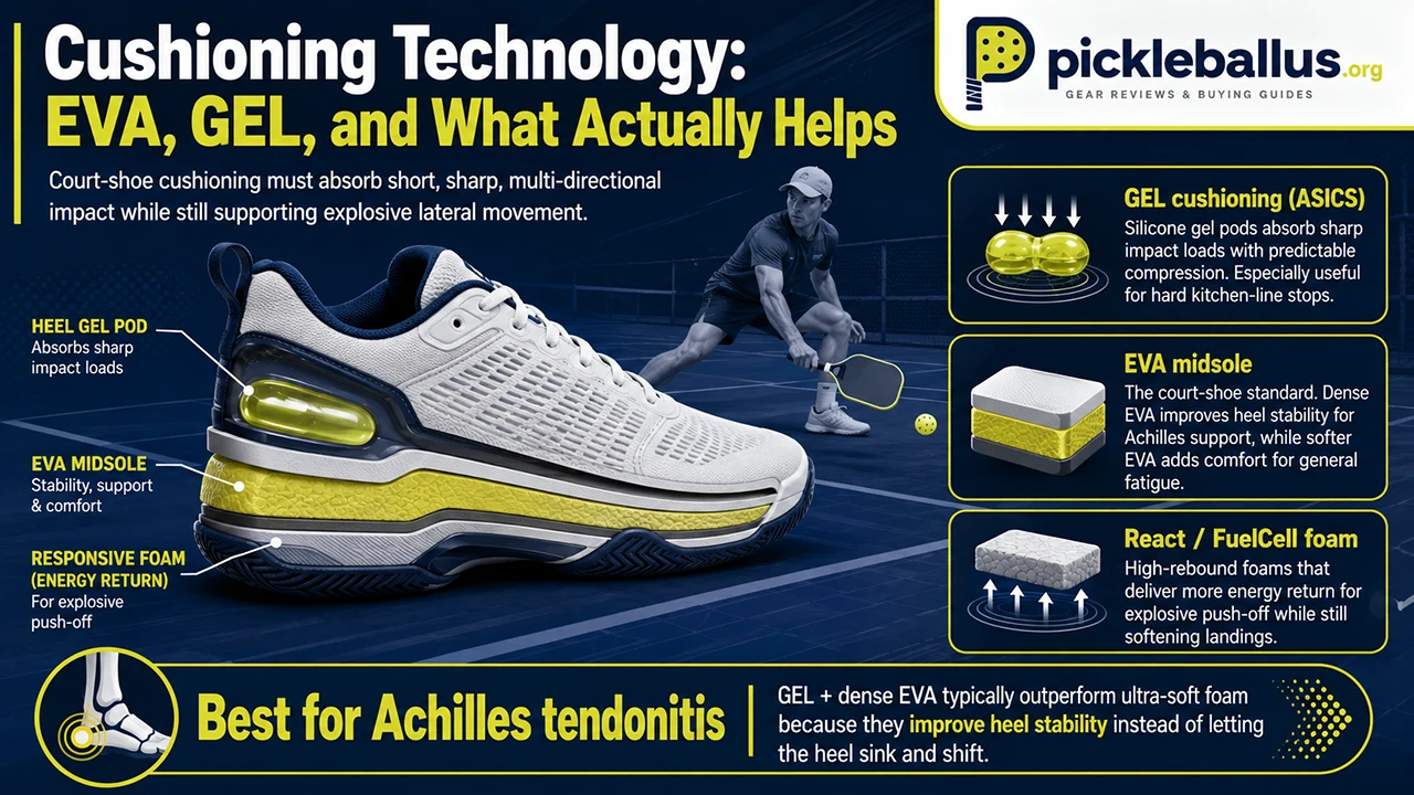 Cushioning Technology: EVA, GEL, and What Actually Helps