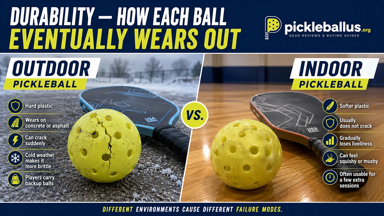 Durability — How Each Ball Eventually Wears Out