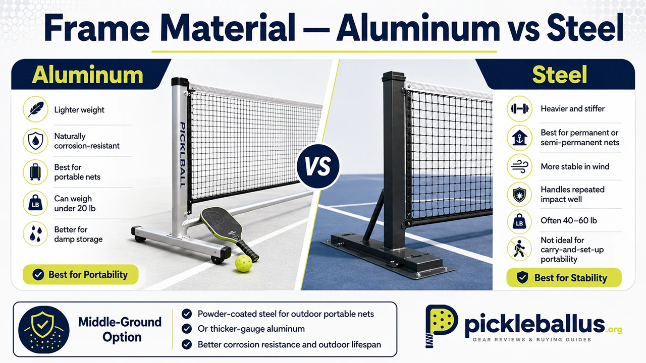 Frame Material — Aluminum vs Steel