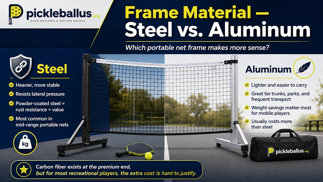 Frame Material — Steel vs. Aluminum