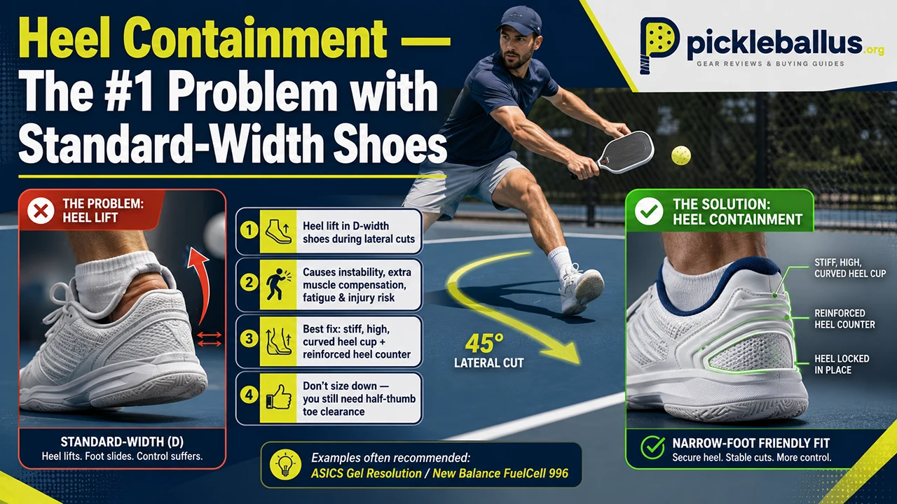 Heel Containment — The #1 Problem with Standard-Width Shoes
