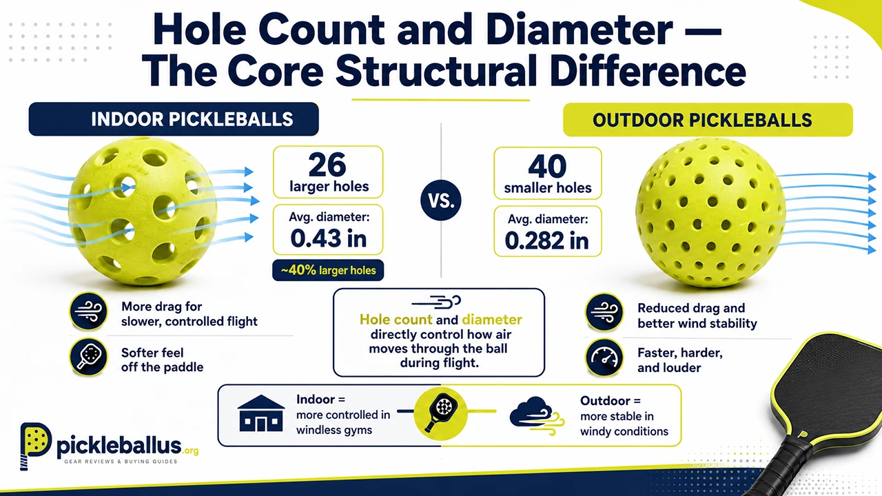 Hole Count and Diameter — The Core Structural Difference
