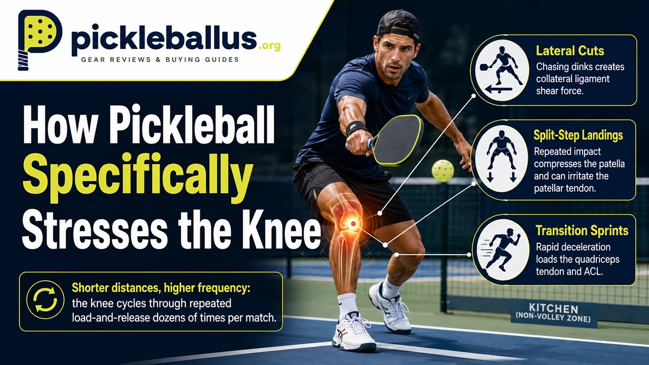 How Pickleball Specifically Stresses the Knee