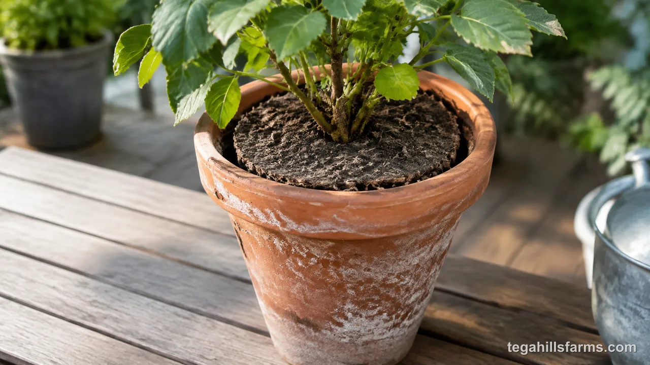 How to Revive a Severely Dry Planter