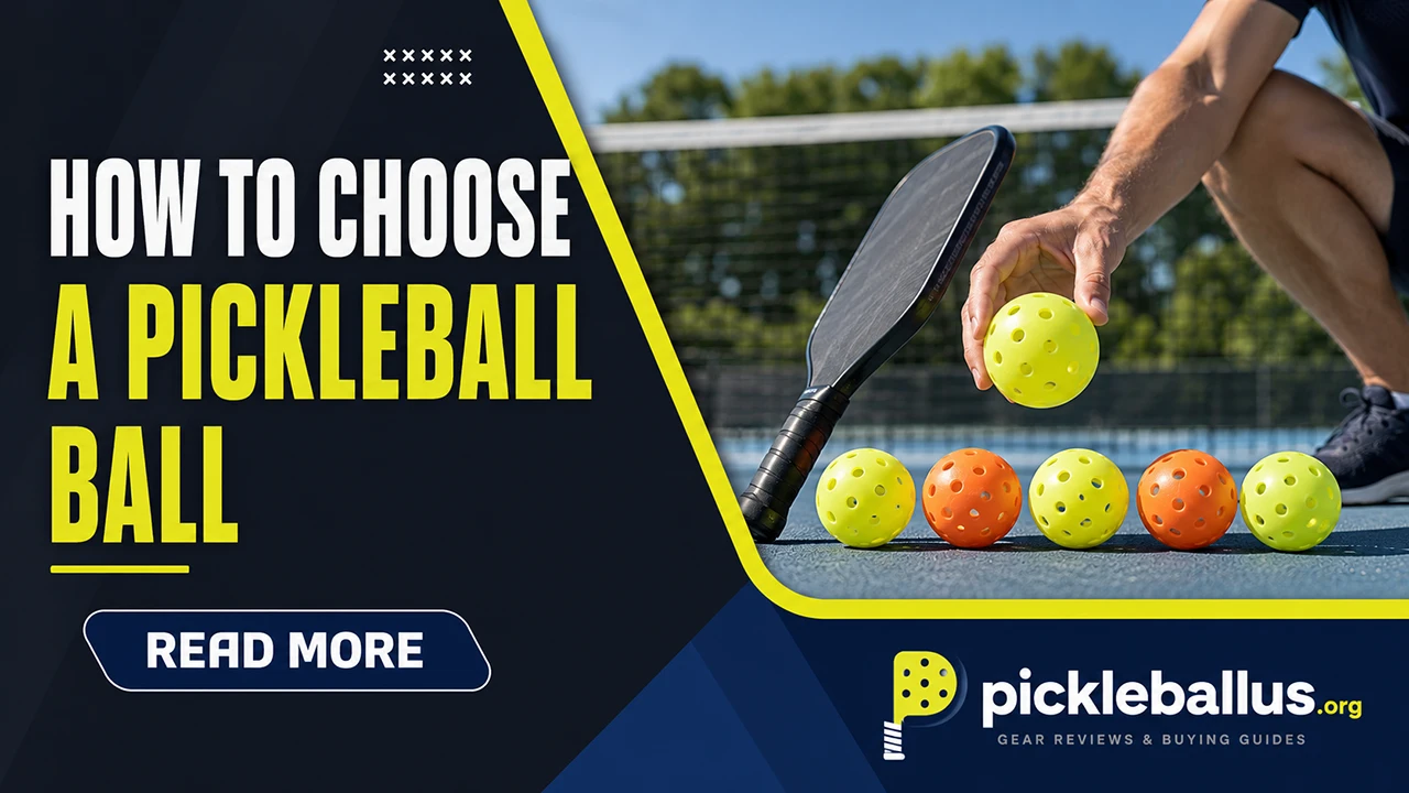 How to Choose a Pickleball Ball
