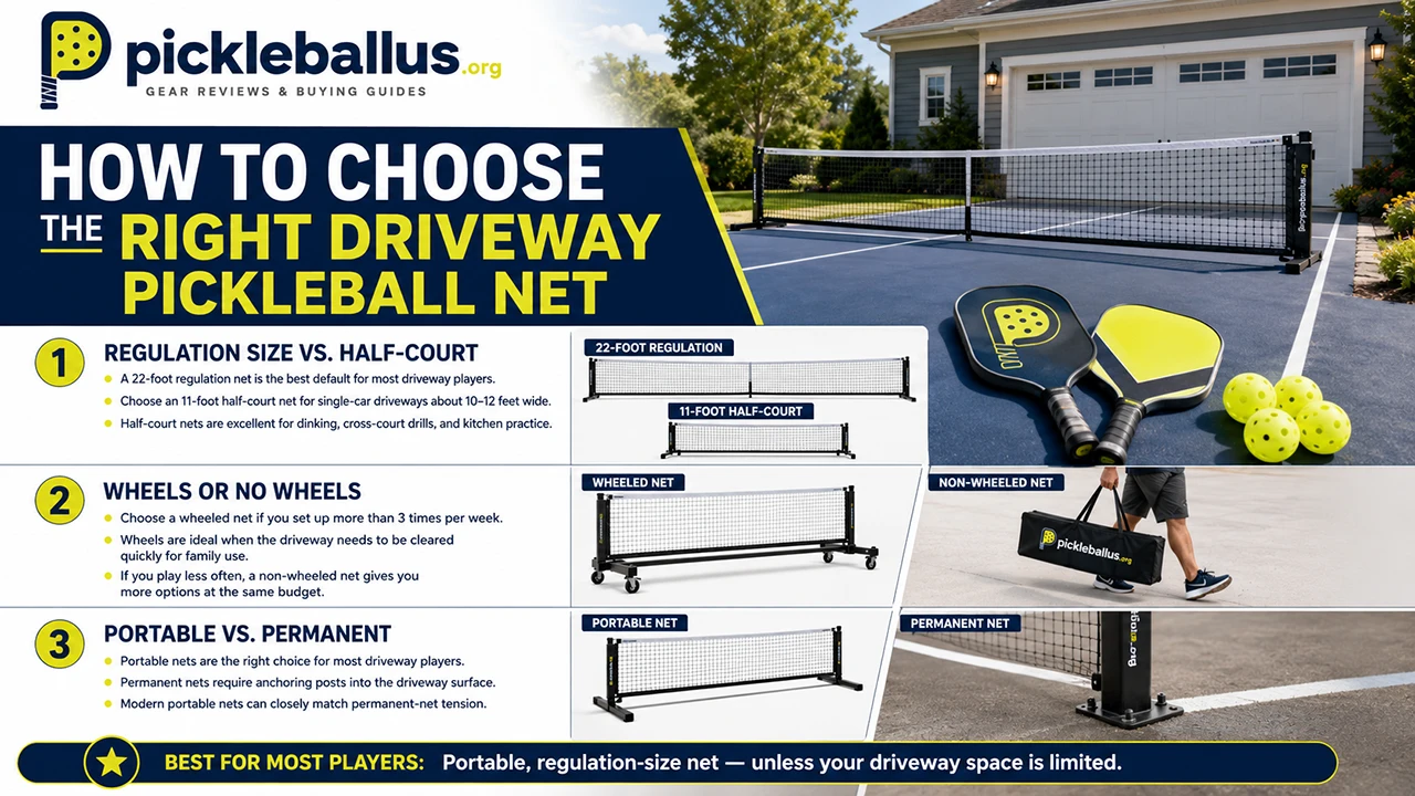 How to Choose the Right Driveway Pickleball Net