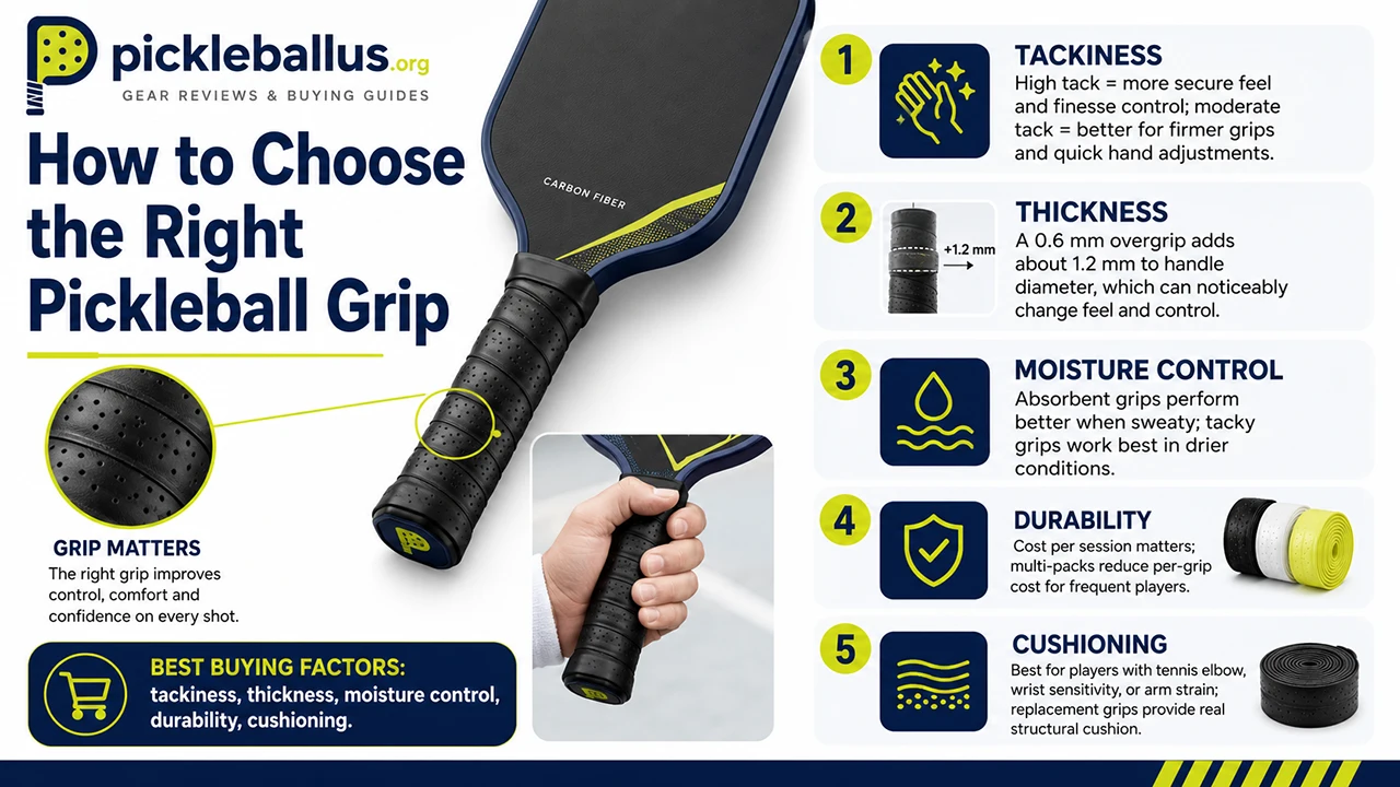 How to Choose the Right Pickleball Grip