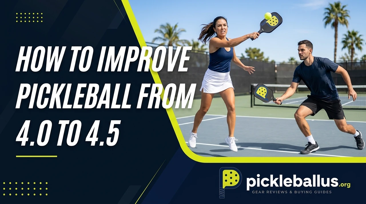 How to Improve Pickleball from 4.0 to 4.5