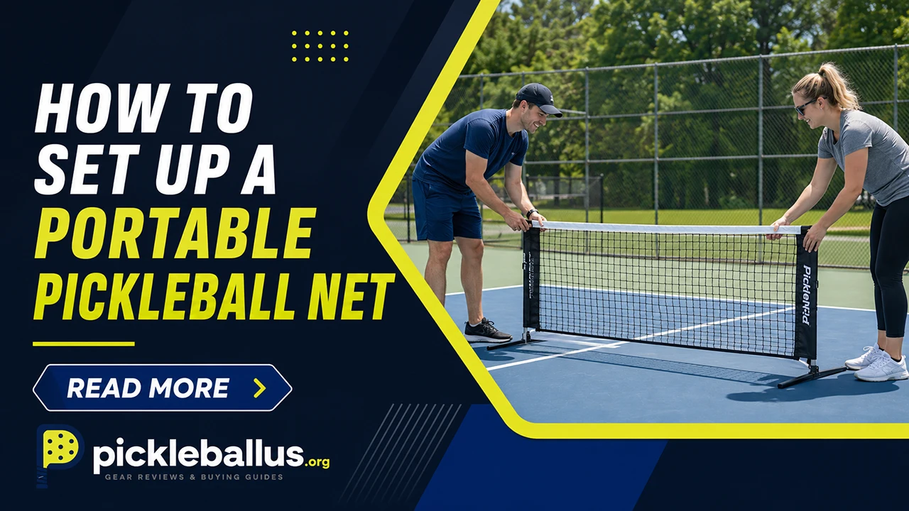 How to Set Up a Portable Pickleball Net