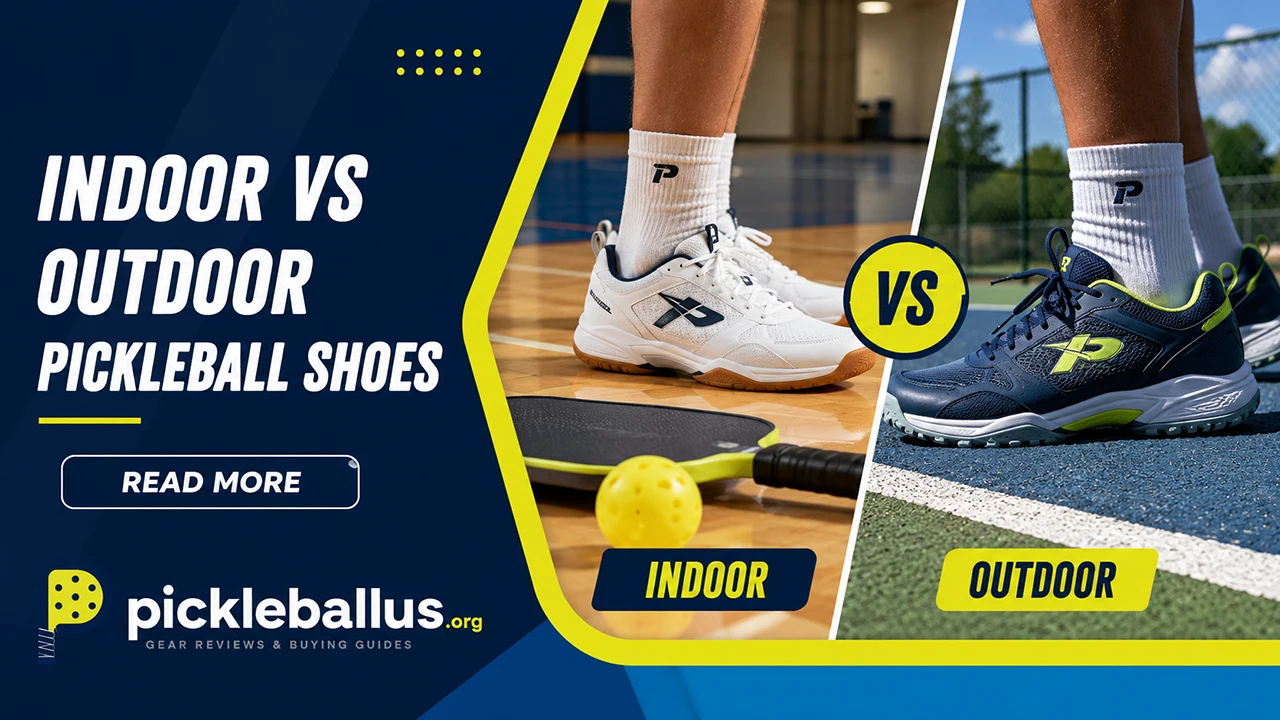 Indoor vs Outdoor Pickleball Shoes