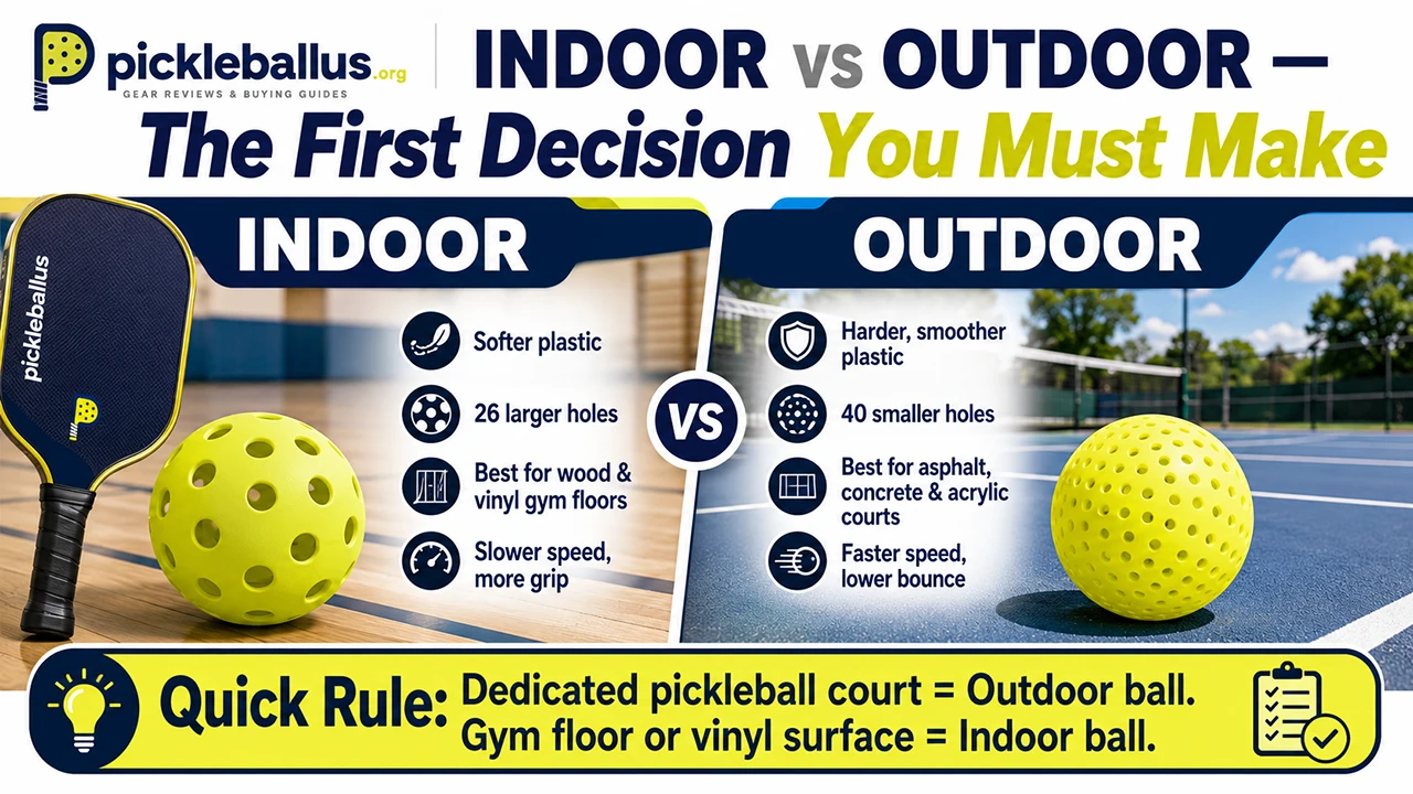 Indoor vs Outdoor — The First Decision You Must Make