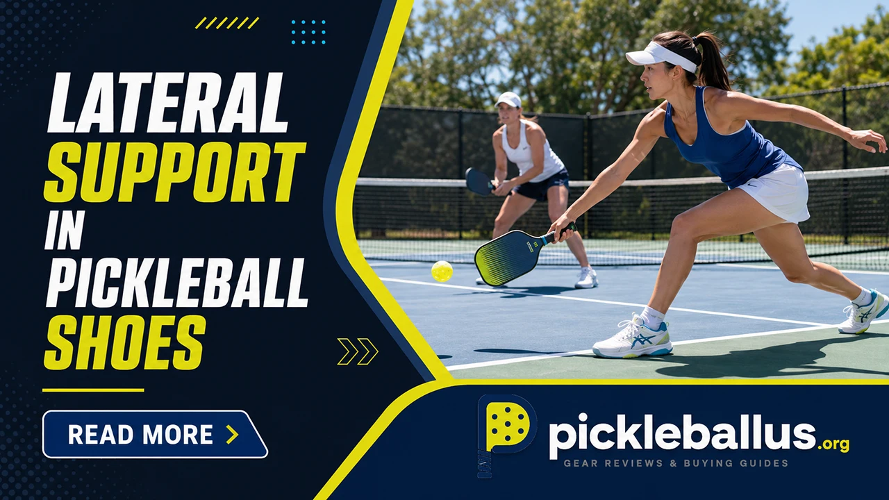 Lateral Support in Pickleball Shoes