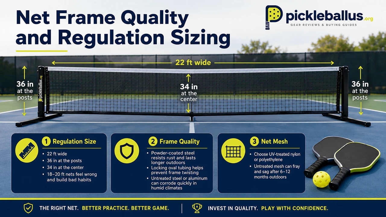 Net Frame Quality and Regulation Sizing