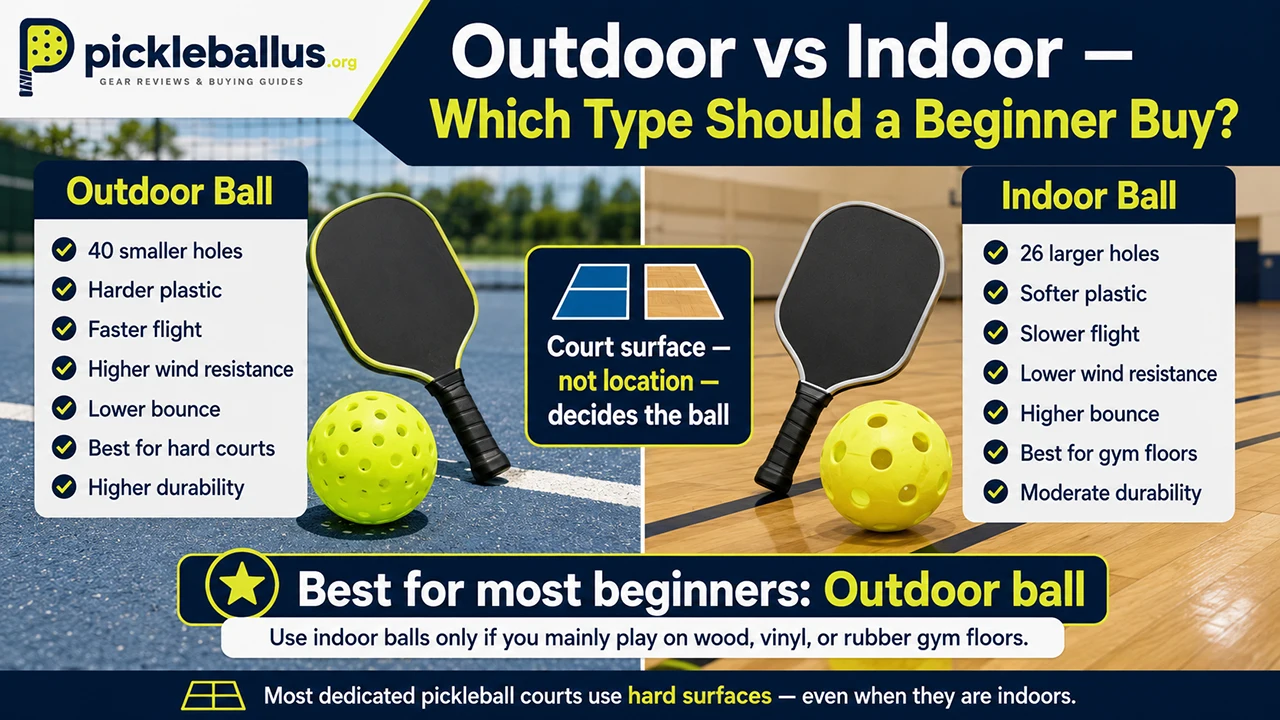 Outdoor vs Indoor — Which Type Should a Beginner Buy?