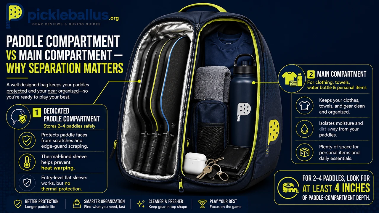 Paddle Compartment vs Main Compartment — Why Separation Matters