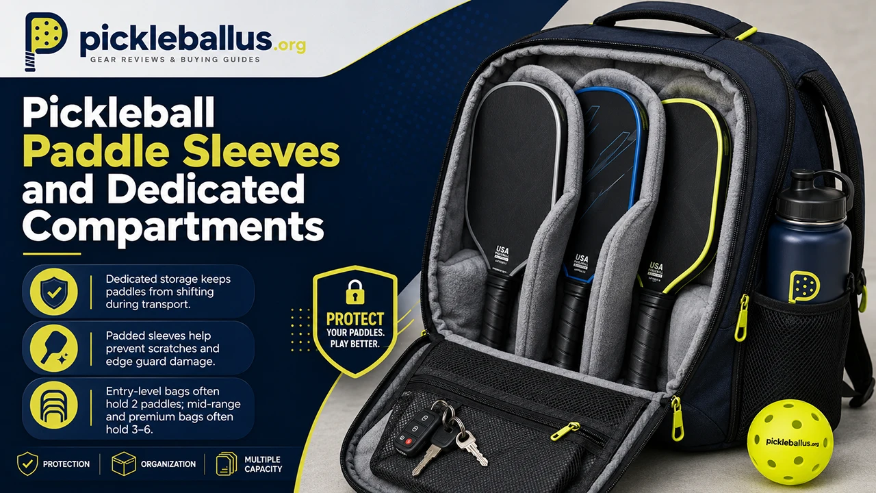 Paddle Sleeves and Dedicated Compartments