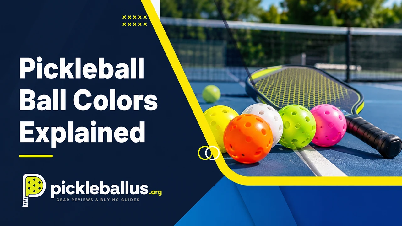 Pickleball Ball Colors Explained