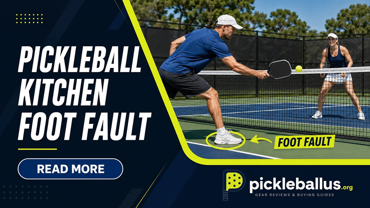 Pickleball Kitchen Foot Fault