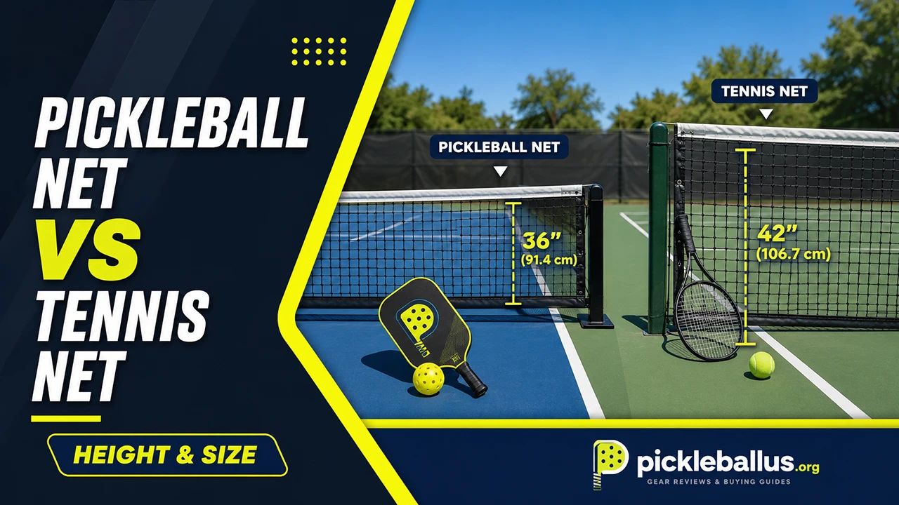 Pickleball Net vs Tennis Net