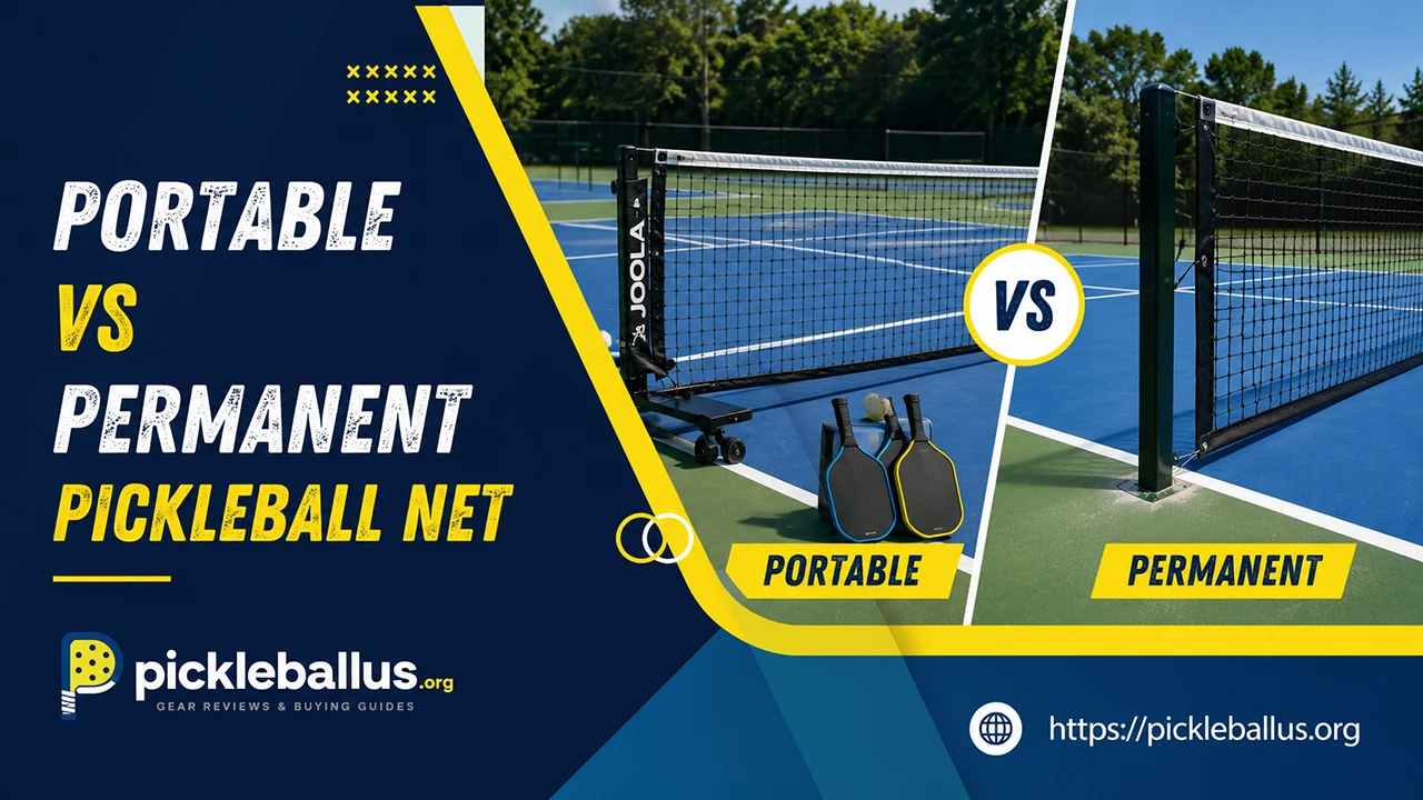 Portable vs Permanent Pickleball Net