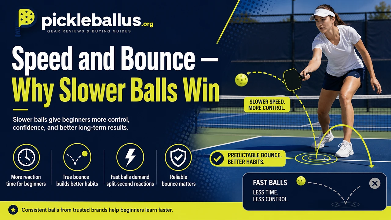 Speed and Bounce — Why Slower Balls Win