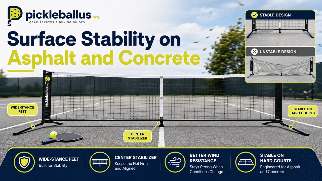 Surface Stability on Asphalt and Concrete
