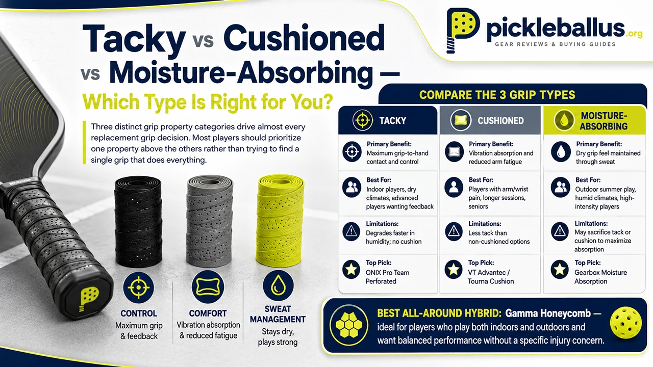Tacky vs Cushioned vs Moisture-Absorbing — Which Type Is Right for You?
