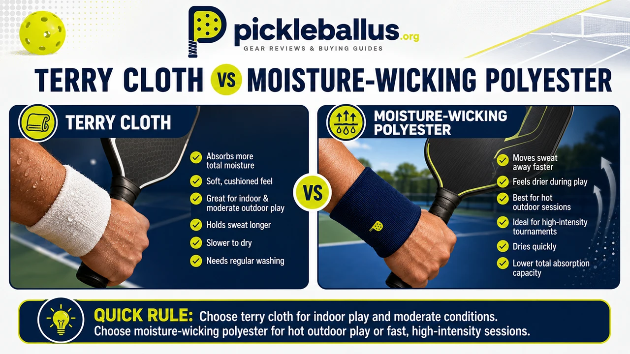Terry Cloth vs Moisture-Wicking Polyester