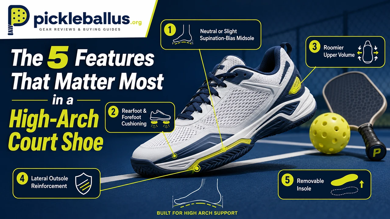 The 5 Features That Matter Most in a High-Arch Court Shoe