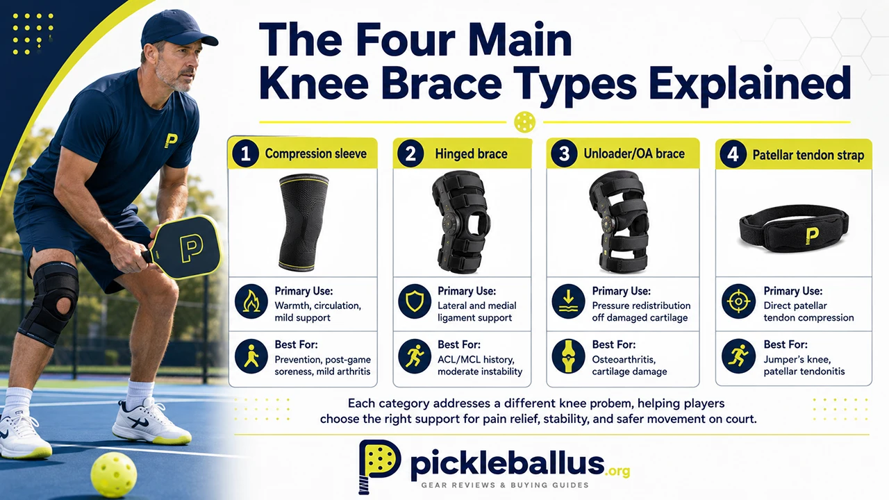 The Four Main Knee Brace Types Explained