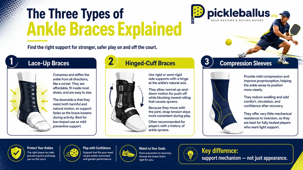 The Three Types of Ankle Braces Explained
