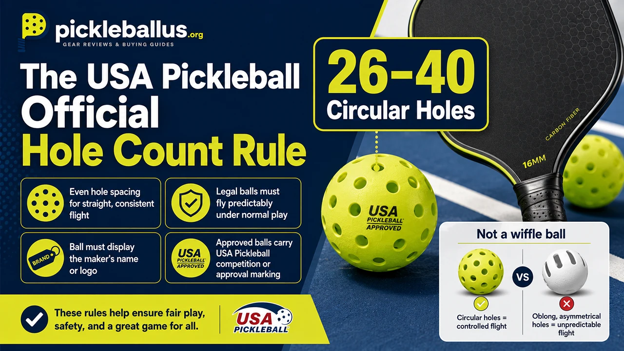 The USA Pickleball Official Hole Count Rule