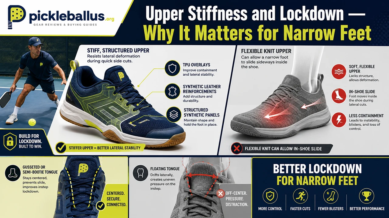 Upper Stiffness and Lockdown — Why It Matters for Narrow Feet