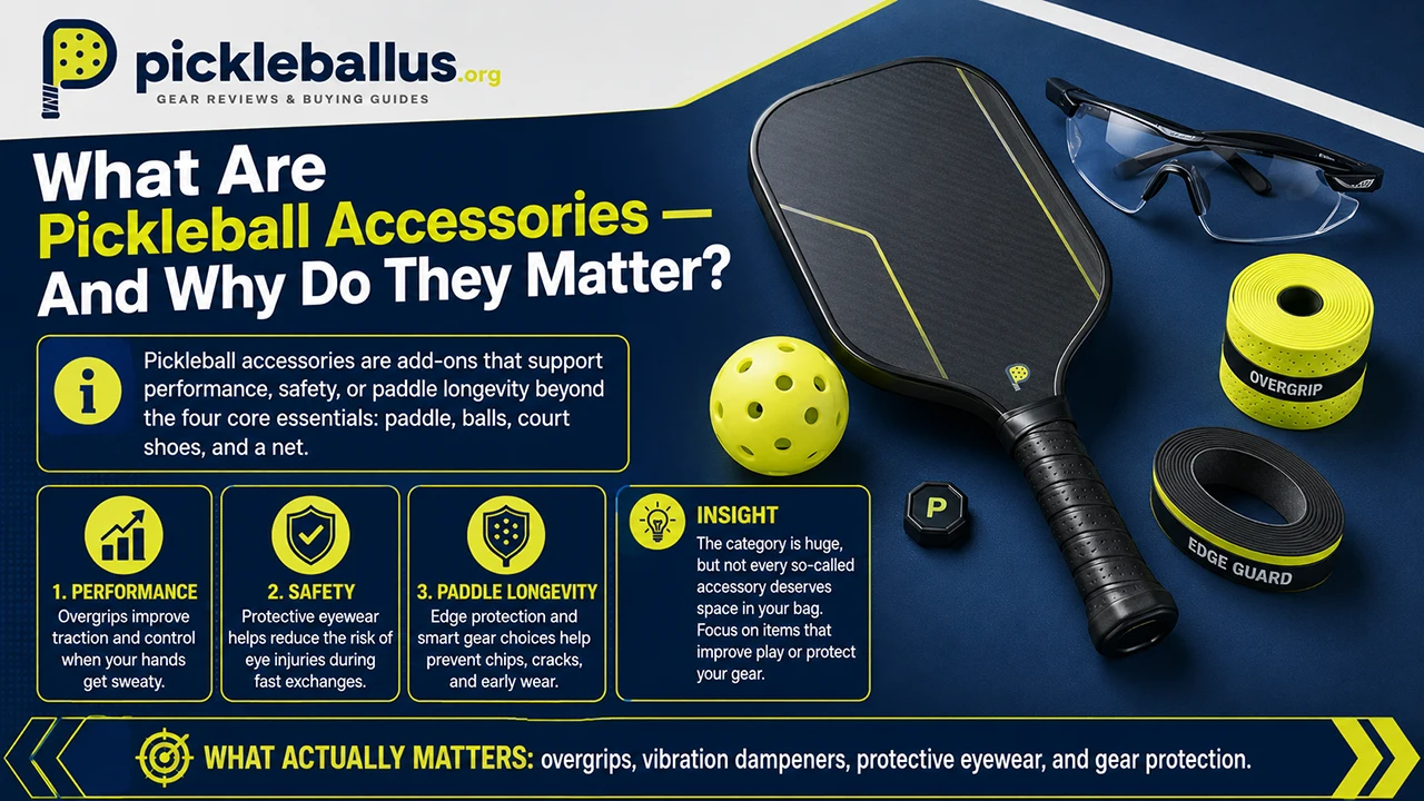 What Are Pickleball Accessories — And Why Do They Matter?