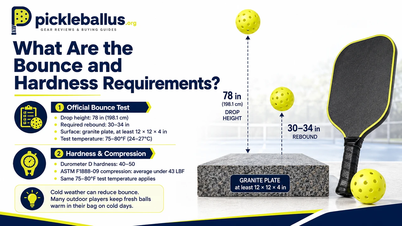 What Are the Bounce and Hardness Requirements?
