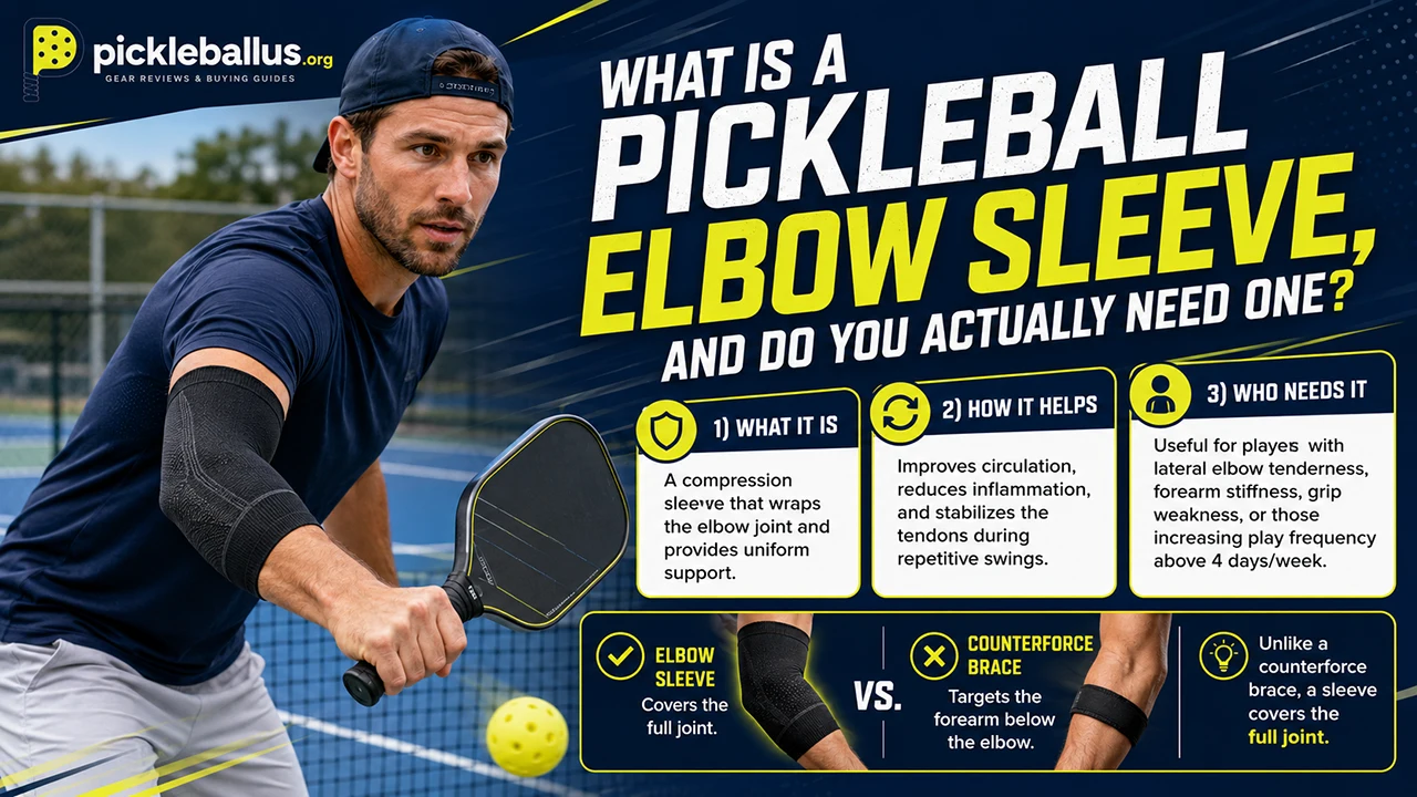 What Is a Pickleball Elbow Sleeve, and Do You Actually Need One?