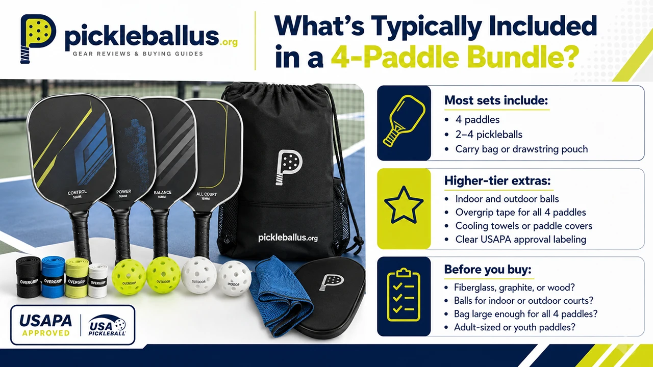 What's Typically Included in a 4-Paddle Bundle?