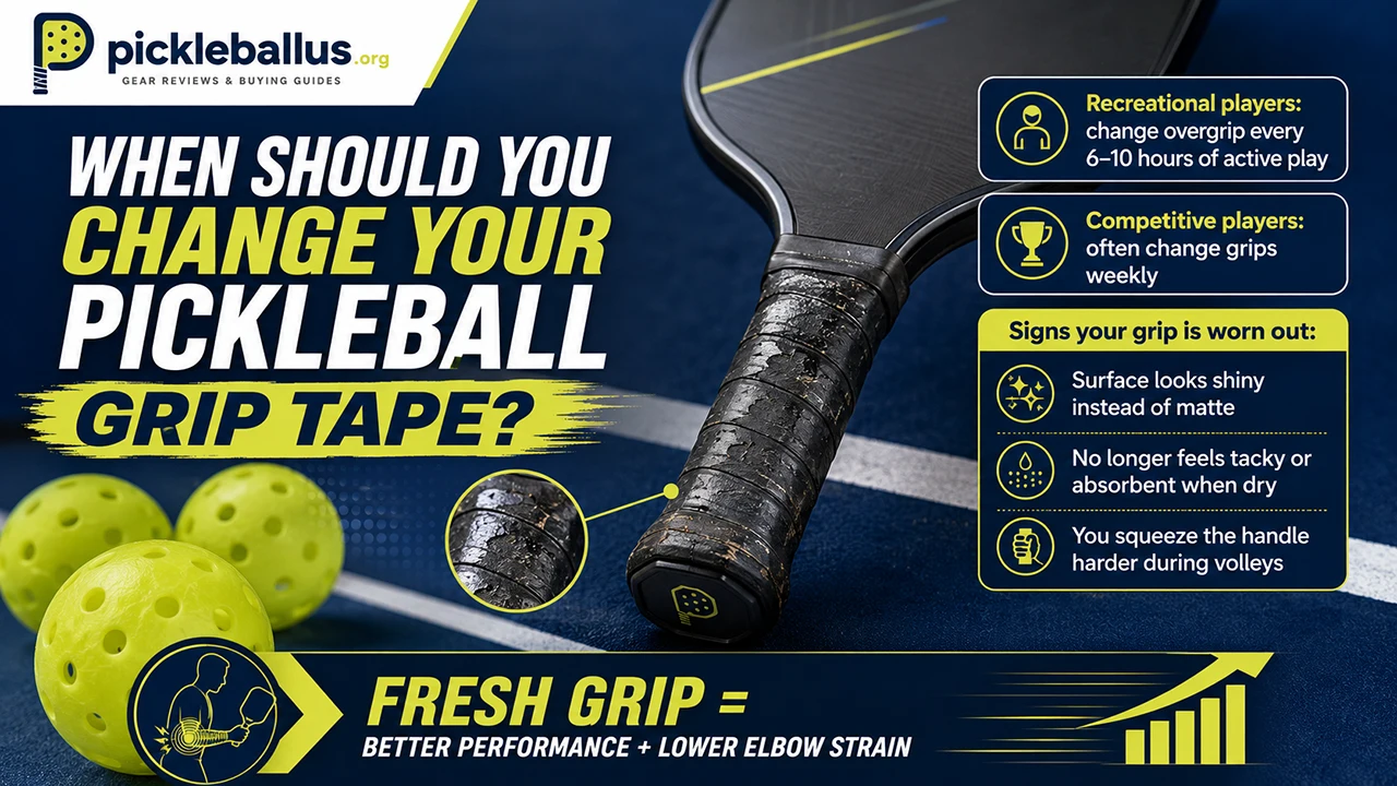 When Should You Change Your Pickleball Grip Tape?