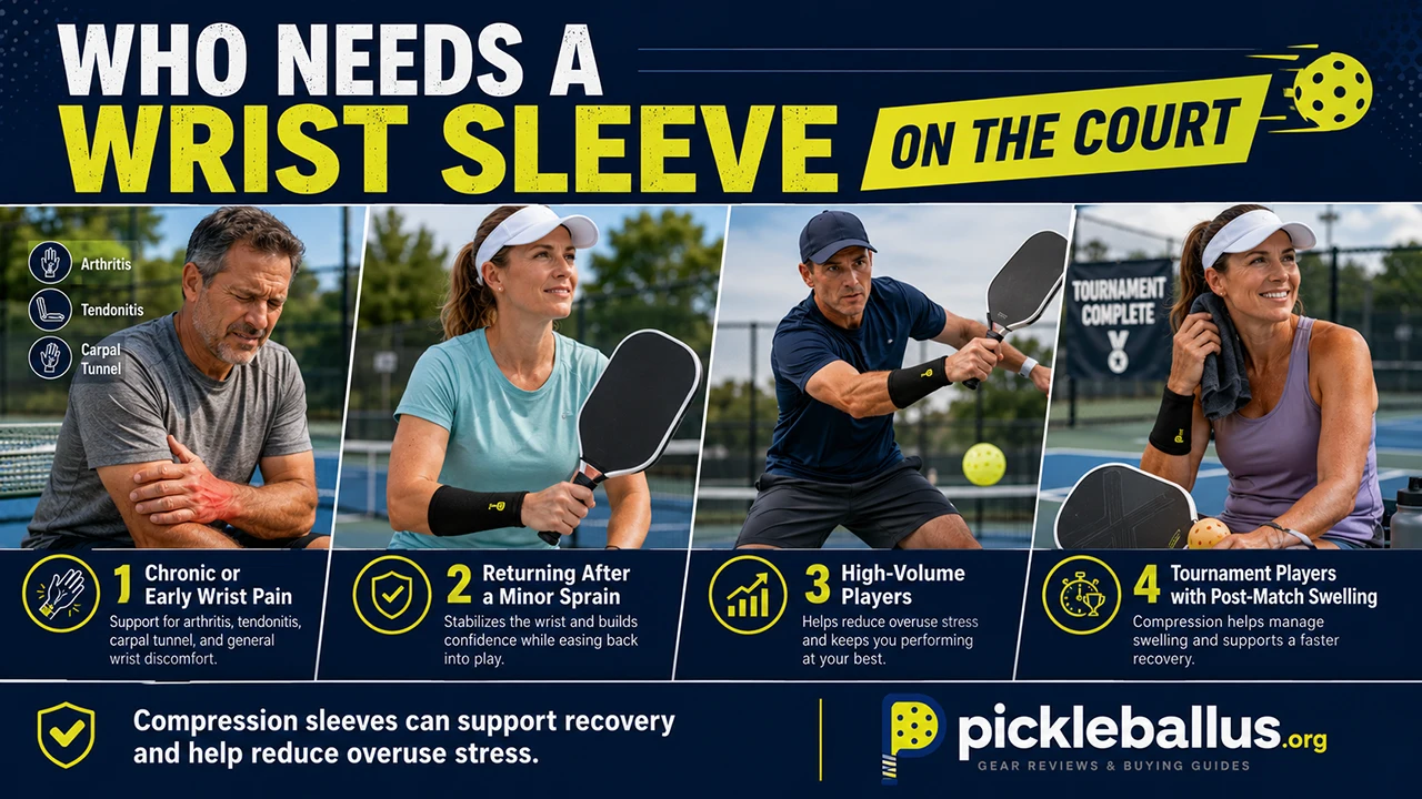 Who Needs a Wrist Sleeve on the Court